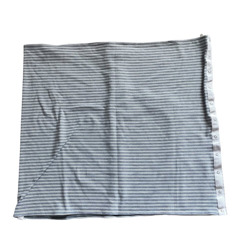 Lululemon Vinyasa Scarf Wrap One Size‎ Snap Closure Striped Gray  Customizable